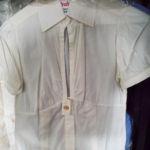 MODA International white blouse SZ XS